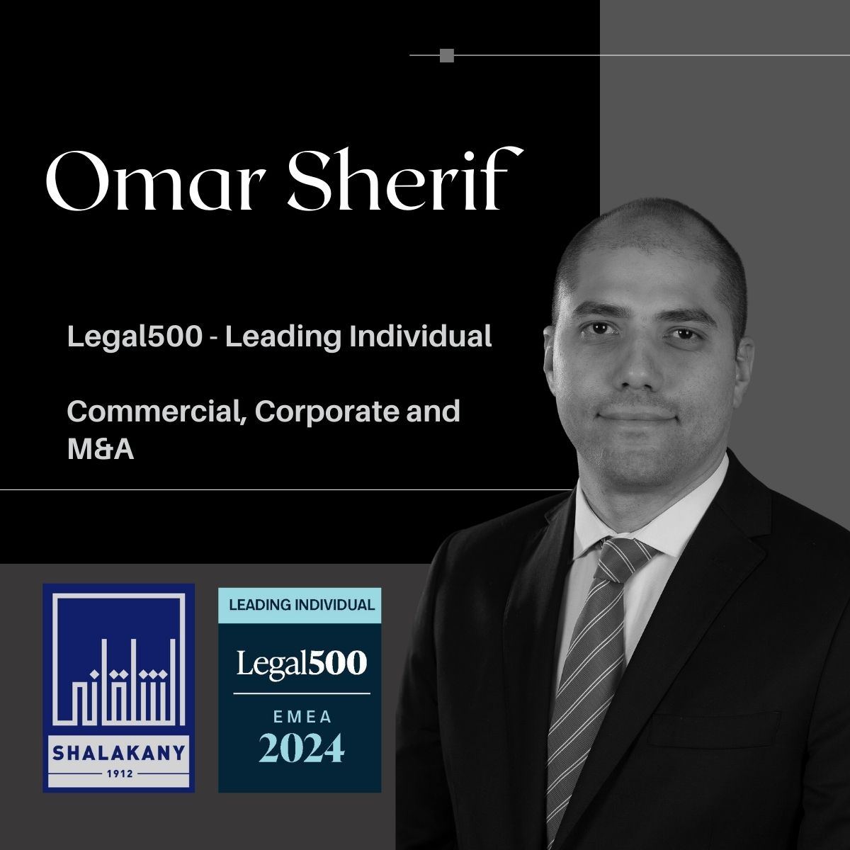 Read more about the article Omar Sherif recognition by Legal500