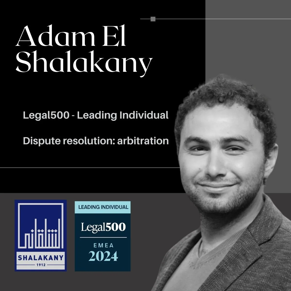 You are currently viewing Adam El Shalakany recognition by Legal500