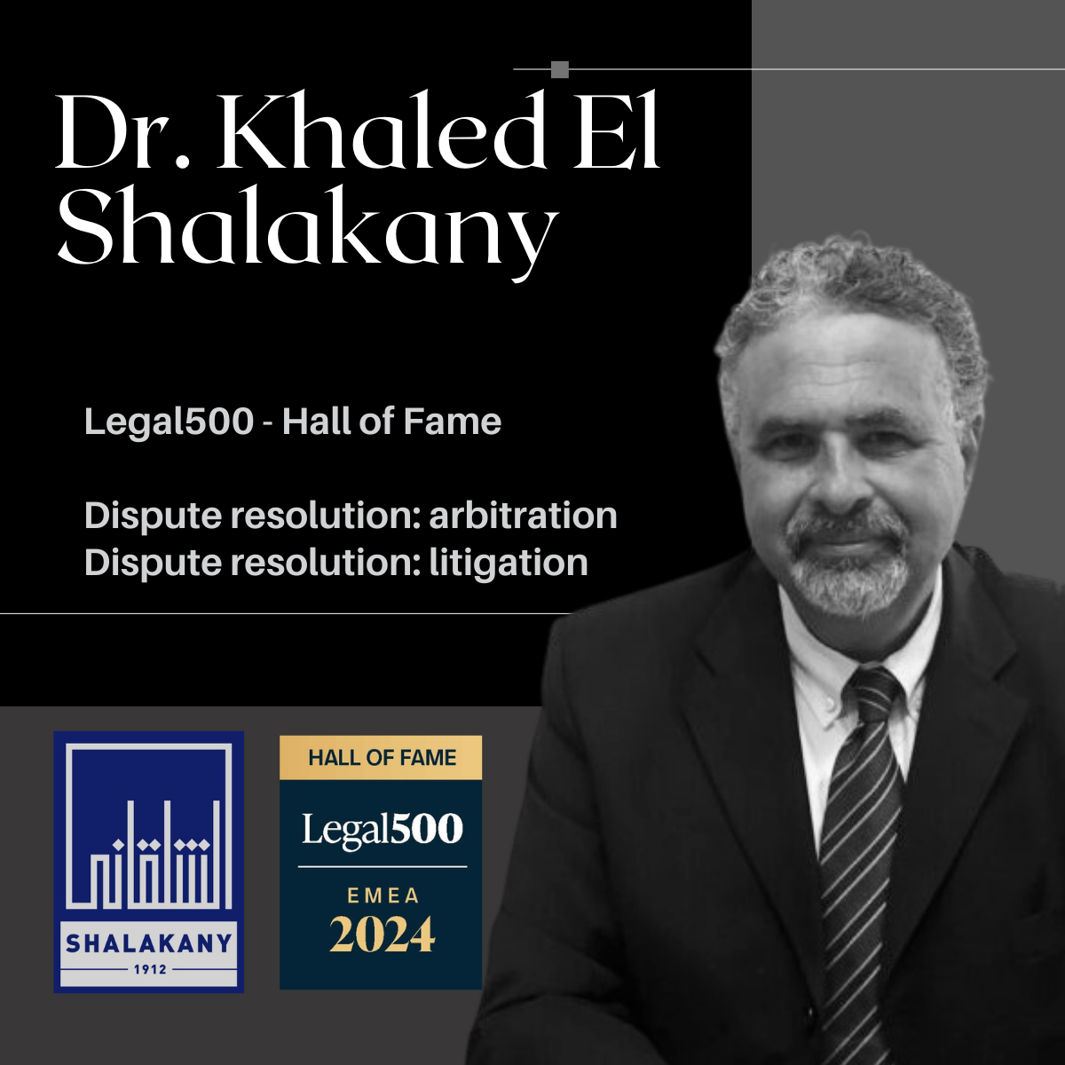 You are currently viewing Dr. Khaled El Shalakany recognition by Legal500