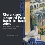 Shalakany secured two back-to-back wins
